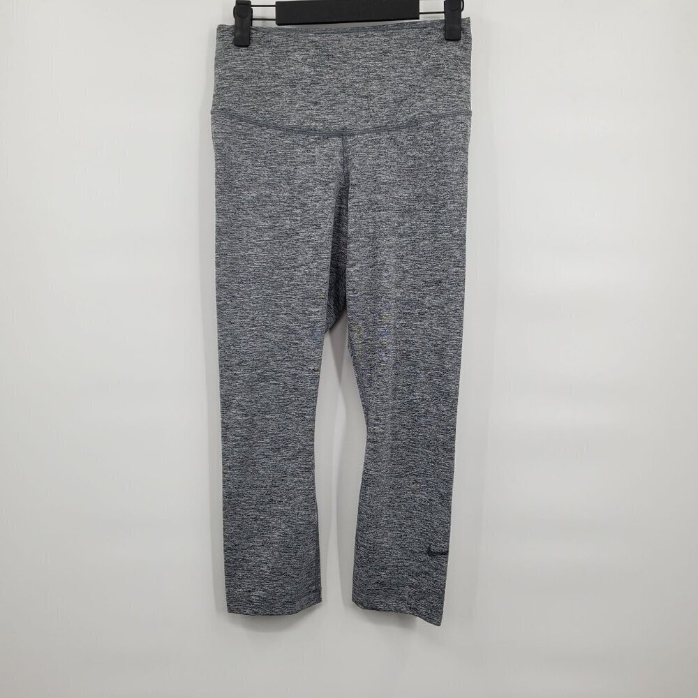 Nike Dri Fit Cropped High Waisted Leggings Women Size Medium Workout Athletic